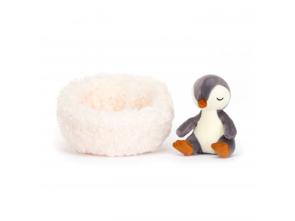 Hibernating penguin - dimensions : l : 9 cm x l : 13 cm x h : 13 cm
