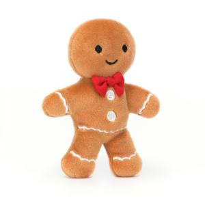 Festive Folly Gingerbread Man - Dimensions : L : 2 cm x  l : 8 cm x  h : 10 cm - Jellycat - FF3GM
