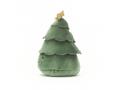 Festive Folly Christmas Tree - Dimensions : L : 7 cm x  l : 7 cm x  h : 10 cm - Jellycat - FF3CT