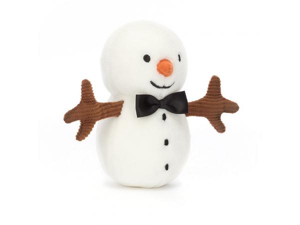 Festive folly snowman - dimensions : l : 5 cm x l : 10 cm x h : 10 cm