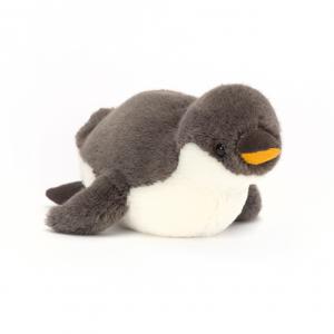 Skidoodle Penguin - Dimensions : l : 16 cm  x h : 8 cm - Jellycat - SKI3P