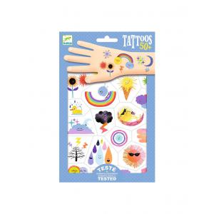 Tatouages - Emojis météo - Djeco - DJ09613