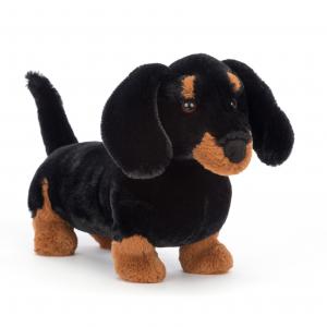 Freddie Sausage Dog - L: 18 cm x l: 9 cm x h: 17 cm - Jellycat - FR3SD