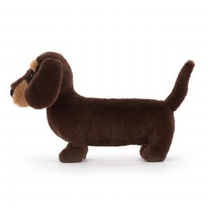 Otto Sausage Dog Small - L: 17 cm x l: 5 cm x h: 13 cm - Jellycat - OT6SDP
