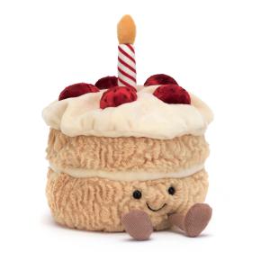 Amuseable Birthday Cake - H : 16 cm - Jellycat - A2BC