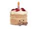 Amuseable Birthday Cake - L: 12 cm x l: 12 cm x h: 16 cm