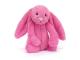 Peluche Bashful Hot Pink Bunny Medium - L: 9 cm x l: 12 cm x h: 31 cm