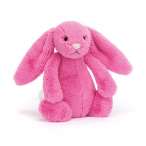 Bashful Hot Pink Bunny Small - L: 8 cm x l: 9 cm x h: 18 cm - Jellycat - BASS6BHP