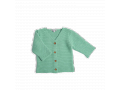 HERBE Cardigan 3m tricot vert  - 3 mois - Moulin Roty - 719943