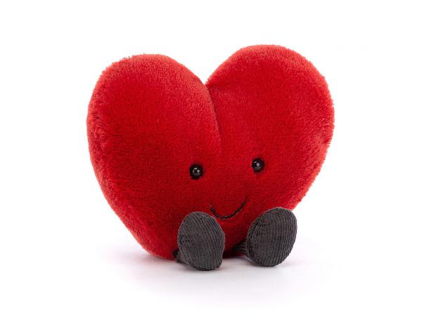 Amuseable red heart small - l: 4 cm x l: 9 cm x h: 11 cm