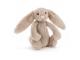Bashful Beige Bunny Small - L: 8 cm x l: 9 cm x h: 18 cm