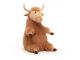 Peluche Herbie Highland Cow - L: 14 cm x l: 14 cm x h: 26 cm