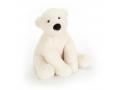 Perry Polar Bear Medium - L: 22 cm x l: 25 cm x h: 26 cm - Jellycat - PE2PBLN