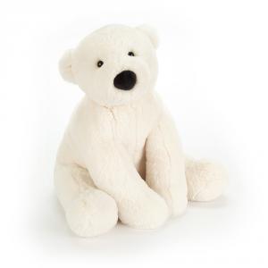 Perry Polar Bear Medium - L: 22 cm x l: 25 cm x h: 26 cm - Jellycat - PE2PBLN