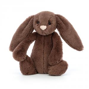 Bashful Fudge Bunny Small - L: 8 cm x l: 9 cm x h: 18 cm - Jellycat - BASS6FUDN