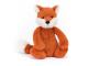 Peluche Bashful Fox Cub Small - L: 8 cm x l: 9 cm x h: 18 cm