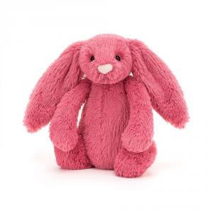 Bashful Cerise Bunny Small - L: 8 cm x l: 9 cm x h: 18 cm - Jellycat - BASS6CERN