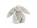 Peluche Bashful Silver Bunny Small - L: 8 cm x l: 9 cm x h: 18 cm - Jellycat - BASS6BSN