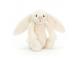 Peluche Bashful Cream Bunny Small - L: 8 cm x l: 9 cm x h: 18 cm