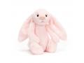 Peluche Bashful Pink Bunny Medium - L: 9 cm x l: 12 cm x h: 31 cm - Jellycat - BAS4BPN
