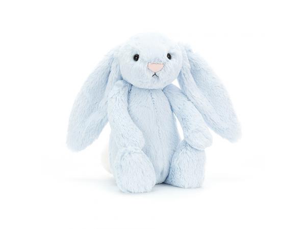 Bashful blue bunny medium - l: 9 cm x l: 12 cm x h: 31 cm