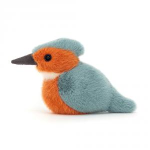 Birdling Kingfisher - L: 9 cm x l: 7 cm x h: 10 cm - Jellycat - BIR6KFN