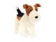 Peluche Hector Fox Terrier - L: 16 cm x l: 10 cm x h: 23 cm