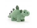 Peluche Fossilly Stegosaurus Mini - L: 19 cm x l: 6 cm x h: 8 cm - Jellycat - FOS6STEGN