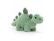 Peluche Fossilly Stegosaurus Mini - L: 19 cm x l: 6 cm x h: 8 cm
