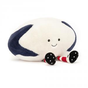 Amuseable Sports Rugby Ball - L: 29 cm x H: 30 cm - Jellycat - AS2R