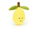 Peluche Fabulous Fruit Lemon - H : 14 cm x L : 8 cm