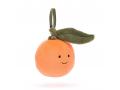 Peluche Festive Folly Clementine  - H : 7 cm x L : 8 cm - Jellycat - FFH6CLEM