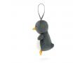 Peluche Festive Folly Penguin - H : 10 cm x L : 4 cm - Jellycat - FFH6PEN
