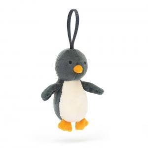 Festive Folly Penguin - H : 10 cm x L : 4 cm - Jellycat - FFH6PEN