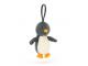 Peluche Festive Folly Penguin - H : 10 cm x L : 4 cm