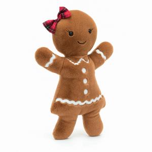 Peluche Jolly Gingerbread Ruby Large - H : 33 cm x L : 18 cm - Jellycat - JGB2R
