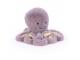 Peluche Maya Octopus Baby - H : 14 cm x L : 7 cm