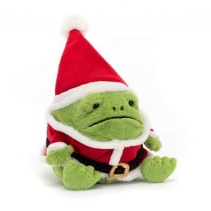 Santa Ricky Rain Frog - H : 16 cm x L : 12 cm - Jellycat - RR3FS