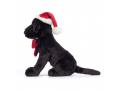 Peluche Winter Warmer Pippa Black Labrador - H : 22 cm x L : 8 cm - Jellycat - PIP3FBL