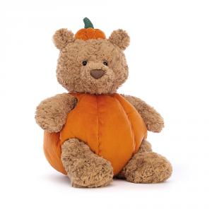 Bartholomew Bear Pumpkin H : 23 cm x L : 23 cm x l :36 cm - Jellycat - BARL2PUM