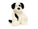 Bashful Black & Cream Puppy Big (Huge) H : 12 cm x L : 21 cm x l :51 cm