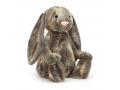 Peluche Bashful Cottontail Bunny Giant - L: 46 cm x H: 108 cm - Jellycat - BASG1BW