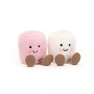 Amuseable Pink and White Marshmallows H: 9 cm - Jellycat - A6MPW