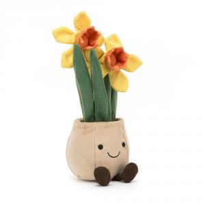 Amuseable Daffodil Pot - L: 11 cm x H: 29 cm - Jellycat - A2DP