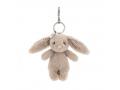 Porte-clé peluche Bashful Bunny Beige - L: 4 cm x H: 15 cm - Jellycat - BB4BBCN