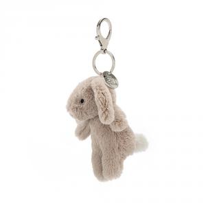 Bashful Bunny Beige Bag Charm - L: 4 cm x H: 15 cm - Jellycat - BB4BBCN