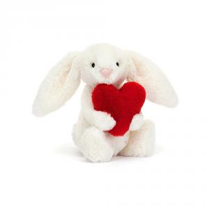Bashful Red Love Heart Bunny Little - L: 9 cm x H: 18 cm - Jellycat - BB6LOVE