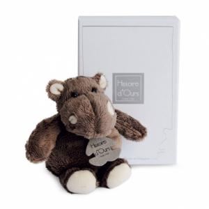 Hippo - taille 14 cm - boîte cadeau - Histoire d'ours - HO1059